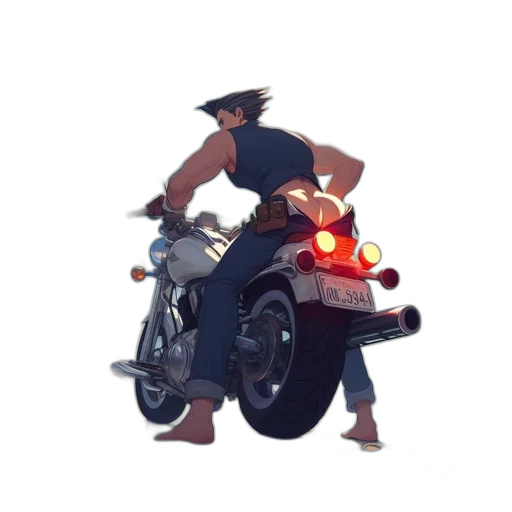 weapon, car, hat, jacket transparent PNG cut-out