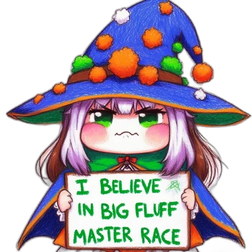 hat, staff, food, face transparent PNG cut-out