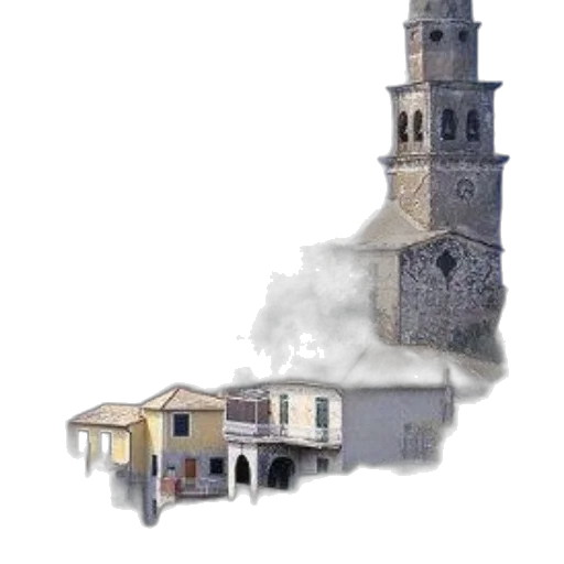 building, weapon, concept art, photorealistic transparent PNG cut-out