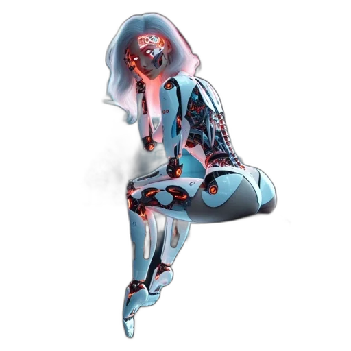 robot, dress, mask, creature transparent PNG cut-out