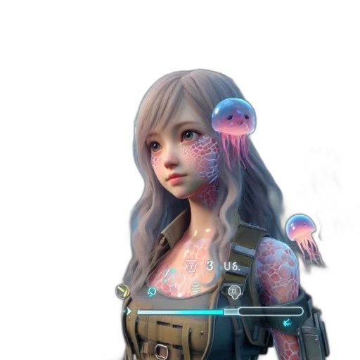 staff, face, robot, weapon transparent PNG cut-out
