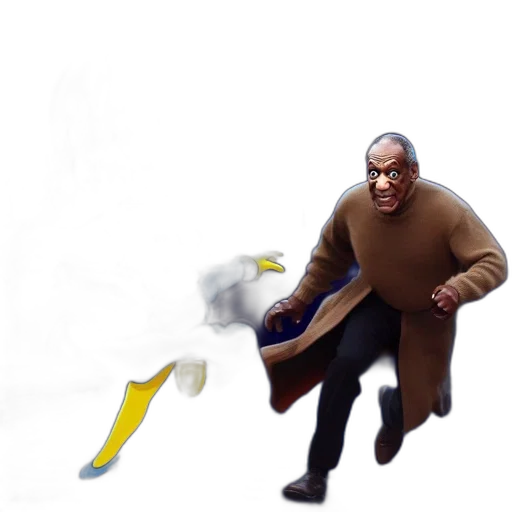 weapon, staff, shoes, jacket transparent PNG cut-out