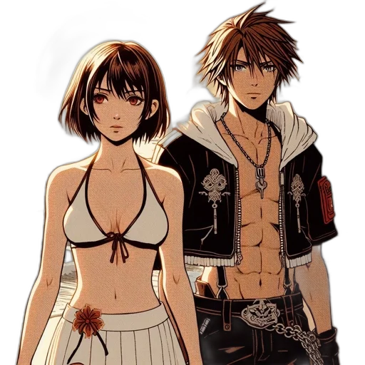 jacket, concept art, comic book art, anime transparent PNG cut-out