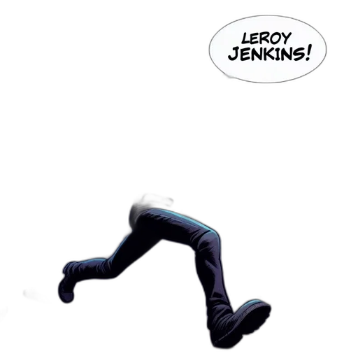 comic book art, concept art, eerie, shadowy transparent PNG cut-out