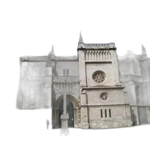 building, crown, 3d render, concept art transparent PNG cut-out