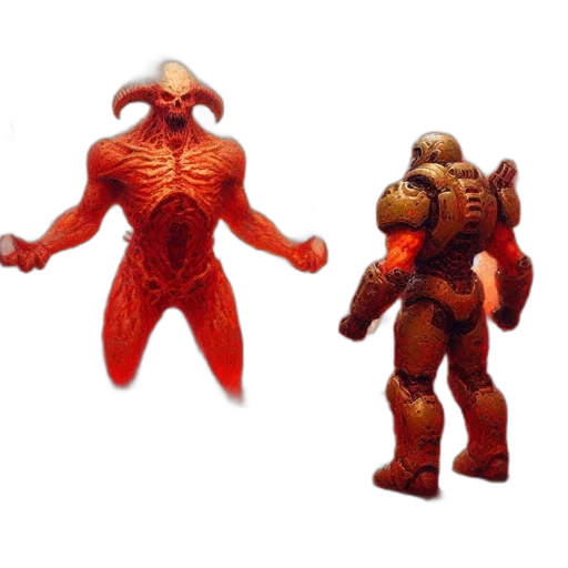 robot, creature, concept art, 3d render transparent PNG cut-out