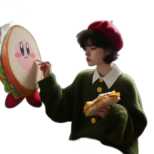 hat, food, mask, weapon transparent PNG cut-out