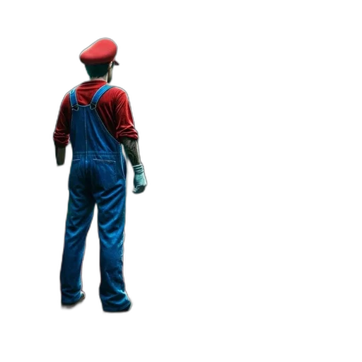 staff, jacket, robot, hat transparent PNG cut-out