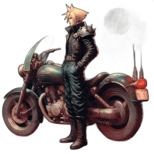 jacket, weapon, concept art, comic book art transparent PNG cut-out
