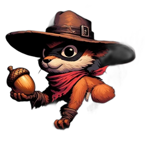 staff, hat, animal, concept art transparent PNG cut-out