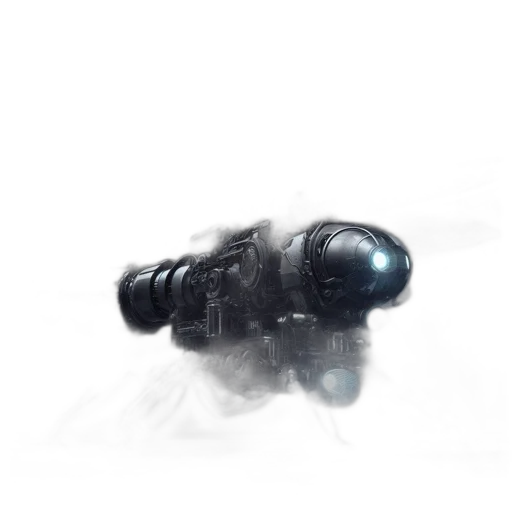 robot, weapon, staff, creature transparent PNG cut-out