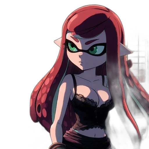 dress, mask, weapon, concept art transparent PNG cut-out