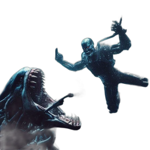 creature, dragon, mask, concept art transparent PNG cut-out