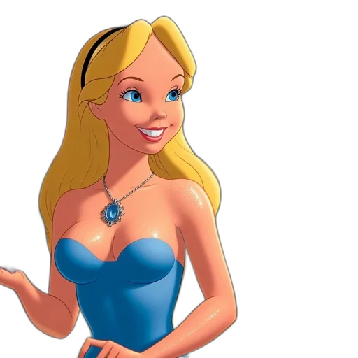 dress, jewelry, cartoon, 3d render transparent PNG cut-out