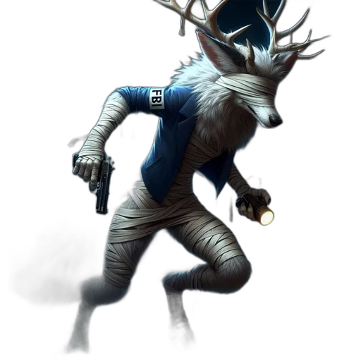 creature, animal, staff, mask transparent PNG cut-out