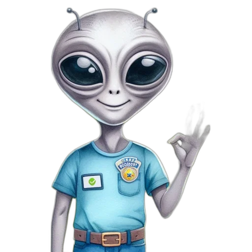 staff, robot, creature, animal transparent PNG cut-out