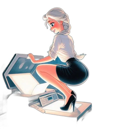 robot, furniture, concept art, comic book art transparent PNG cut-out