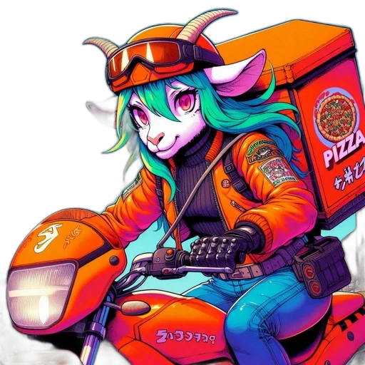 jacket, robot, car, dragon transparent PNG cut-out
