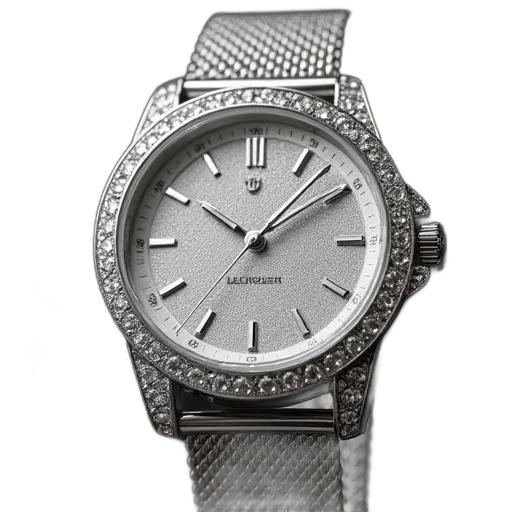 jewelry, monochrome, silver, watch transparent PNG cut-out