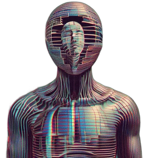 robot, face, mask, creature transparent PNG cut-out