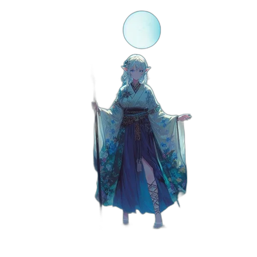 umbrella, mask, dress, staff transparent PNG cut-out