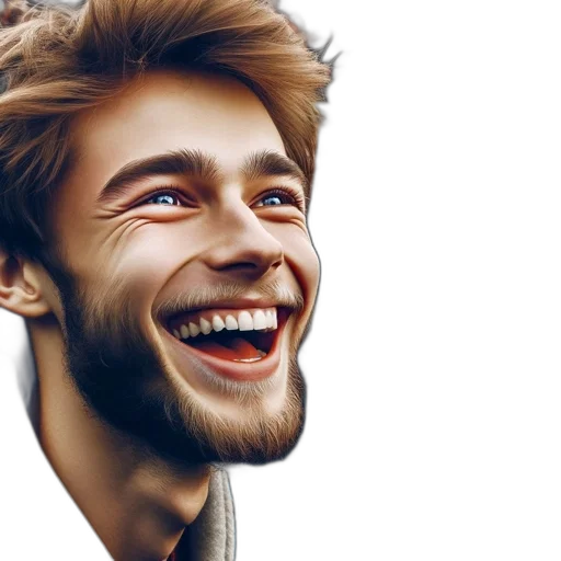 face, hair, creature, mask transparent PNG cut-out