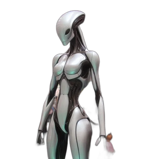 robot, dress, jewelry, concept art transparent PNG cut-out