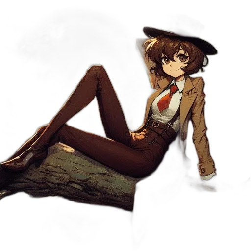 staff, hat, dress, jacket transparent PNG cut-out