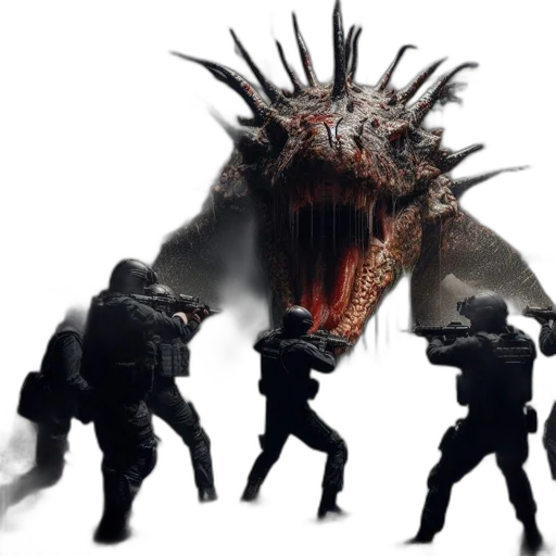 dragon, creature, animal, weapon transparent PNG cut-out