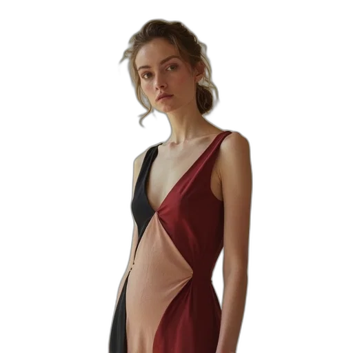 dress, jacket, jewelry, staff transparent PNG cut-out