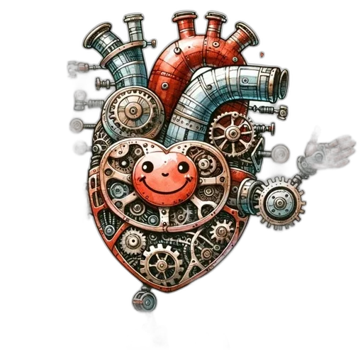 jewelry, robot, concept art, fantasy art transparent PNG cut-out