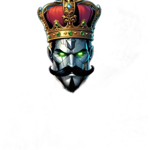 crown, mask, face, staff transparent PNG cut-out