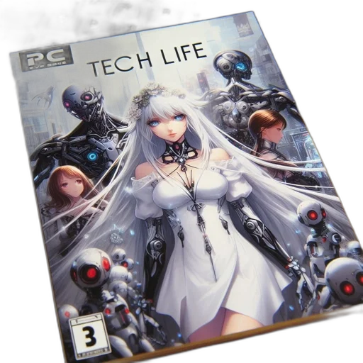 robot, concept art, cyberpunk, 3d render transparent PNG cut-out