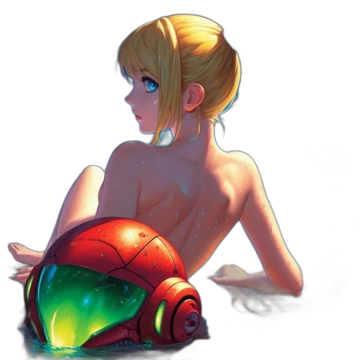 robot, dress, weapon, mask transparent PNG cut-out