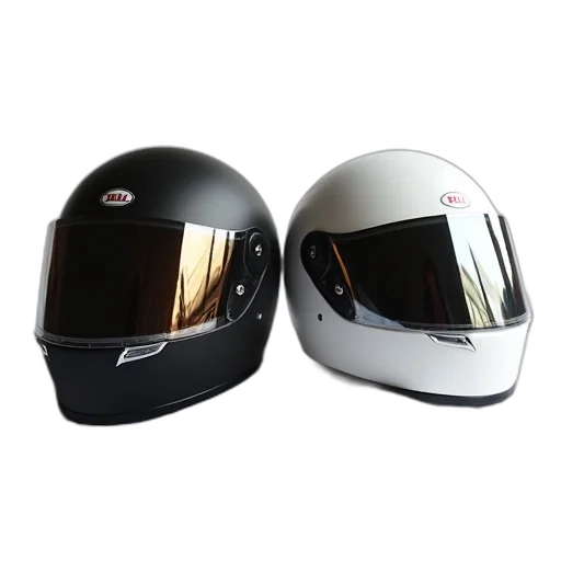 3d render, two, motorcycle, helmets transparent PNG cut-out
