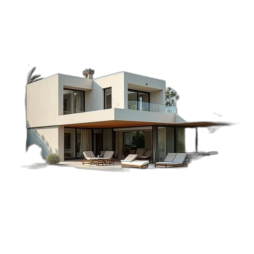 building, 3d render, photorealistic, concept art transparent PNG cut-out