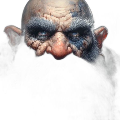face, mask, creature, staff transparent PNG cut-out