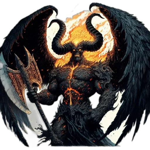 dragon, staff, weapon, mask transparent PNG cut-out