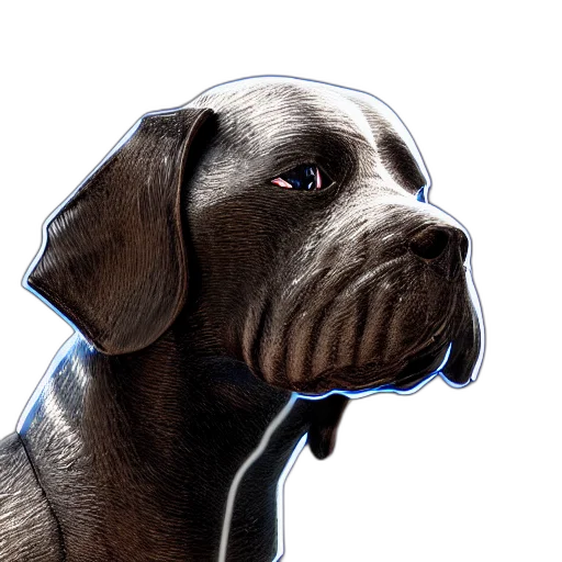 animal, photorealistic, 3d render, concept art transparent PNG cut-out