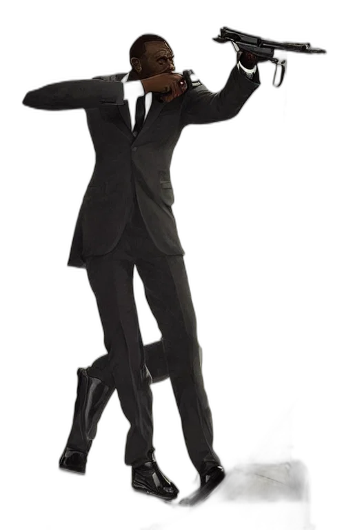 staff, jacket, mask, hat transparent PNG cut-out