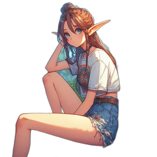 dress, staff, dragon, creature transparent PNG cut-out