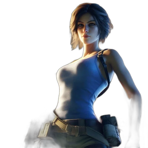 concept art, photorealistic, 3d render, comic book art transparent PNG cut-out
