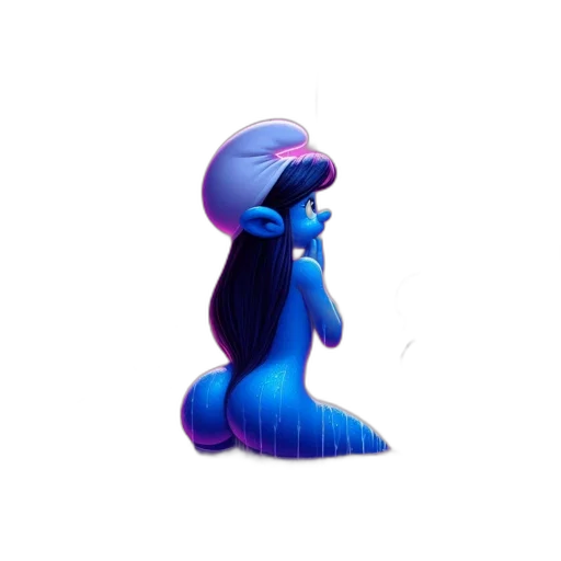 hat, creature, animal, staff transparent PNG cut-out