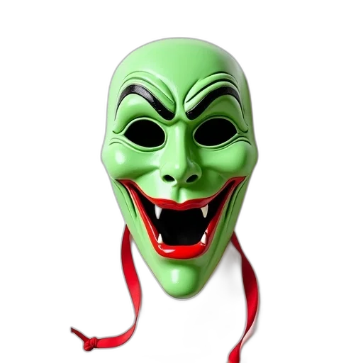 mask, face, staff, creature transparent PNG cut-out