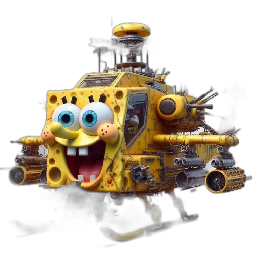 robot, car, weapon, concept art transparent PNG cut-out
