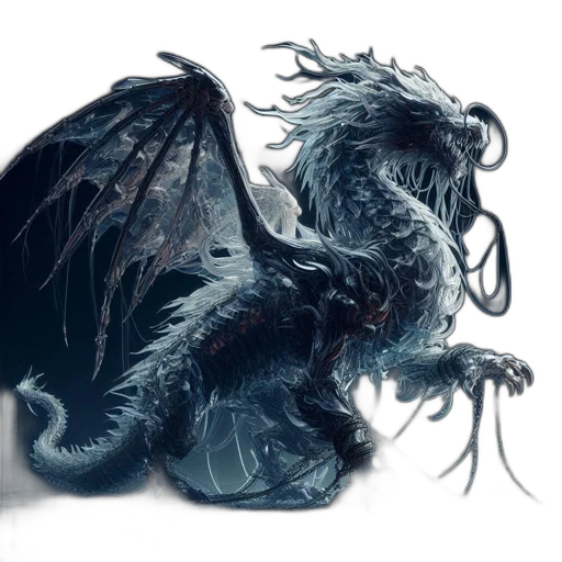 dragon, creature, animal, concept art transparent PNG cut-out