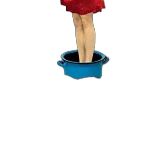 dress, shoes, staff, hat transparent PNG cut-out