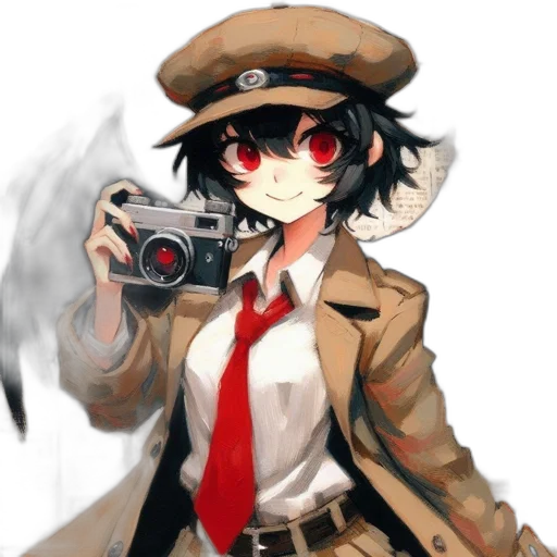 weapon, staff, hat, jacket transparent PNG cut-out