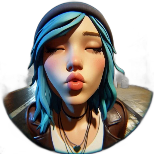 face, concept art, fantasy art, photorealistic transparent PNG cut-out