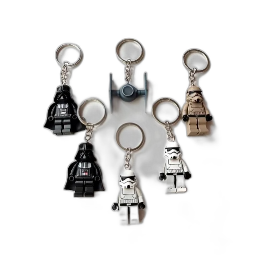 jewelry, monochrome, set, six transparent PNG cut-out